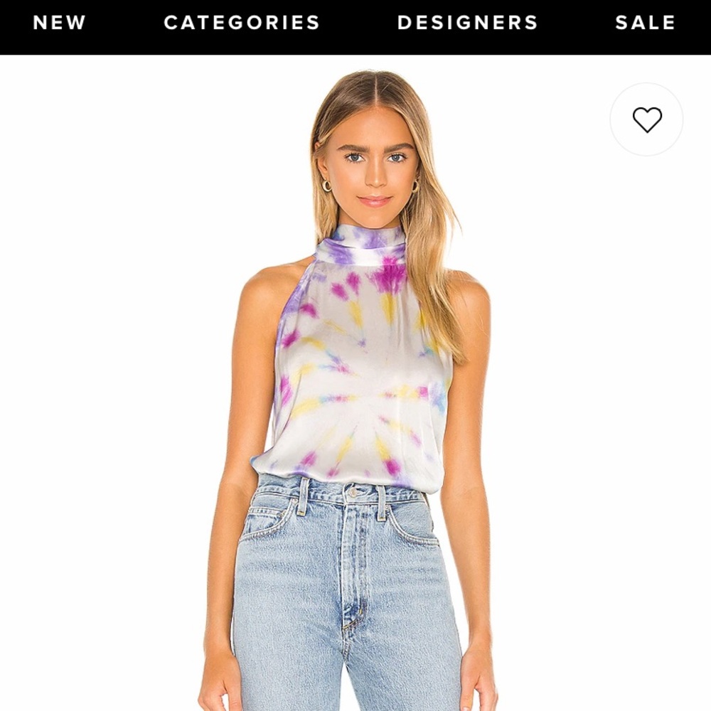 Generation Love Silk Tie Dye halter